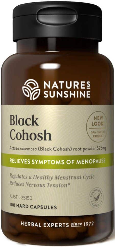 NATURES SUNSHINE BLACK COHOSH 525MG 100CAPS