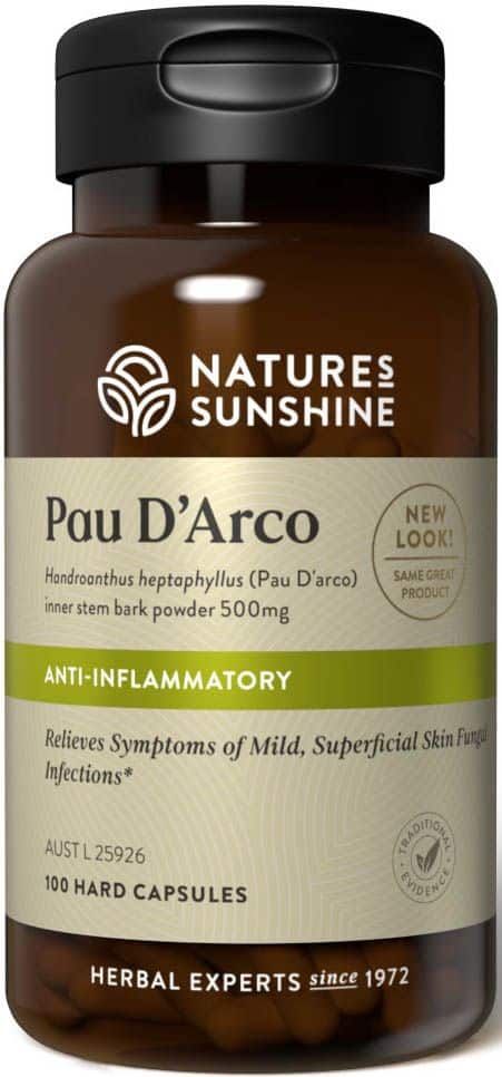 NATURES SUNSHINE PAU D’ARCO 500MG 100CAPS