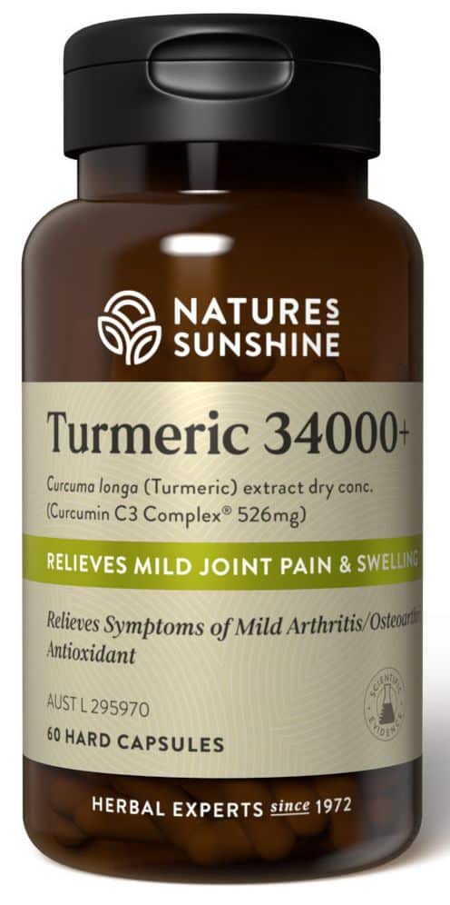 NATURES SUNSHINE TURMERIC 34000+ 60S 60CAPS