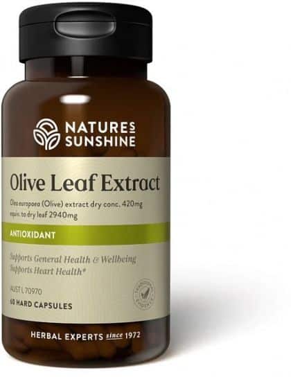NATURES SUNSHINE OLIVE LEAF EXTRACT 2.94G 60CAPS