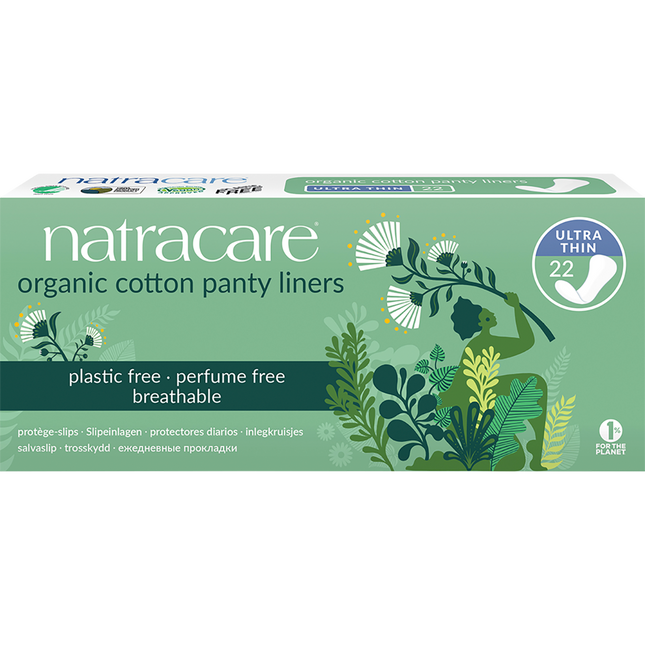 Natracare Ultra Thin Panty Liners 22pk
