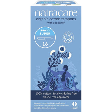 NATRACARE Tampons (applicator) Super 16pk | Protein Powder