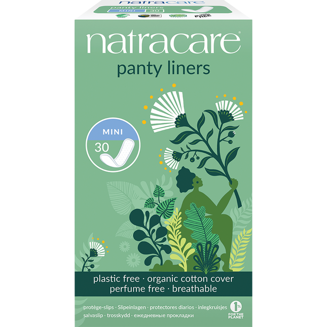 Natracare Panty Liners Mini 30 Pack