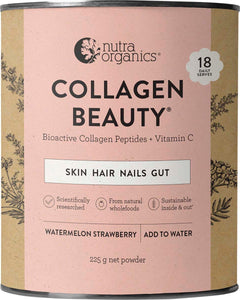 NUTRA ORGANICS Collagen Beauty Watermelon Strawberry 225g | Snack Chips