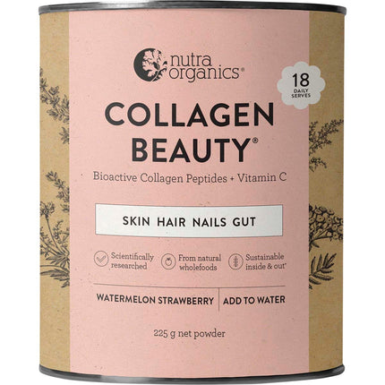 Nutra Organics - Collagen Beauty Watermelon Strawberry