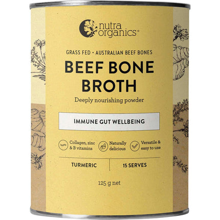 Nutra Organics - Beef Bone Broth Turmeric