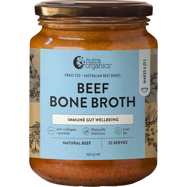 Nutra Organics - Beef Bone Broth Concentrate Natural Beef