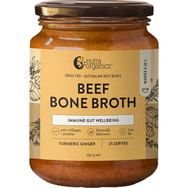 Nutra Organics - Beef Bone Broth Concentrate Turmeric Ginger