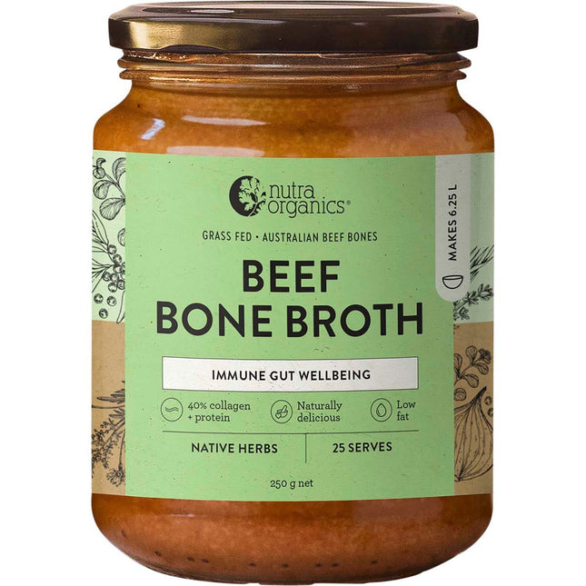 Nutra Organics - Beef Bone Broth Concentrate Native Herbs