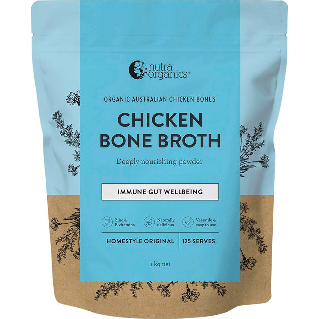 Nutra Organics - Chicken Bone Broth Homestyle Original