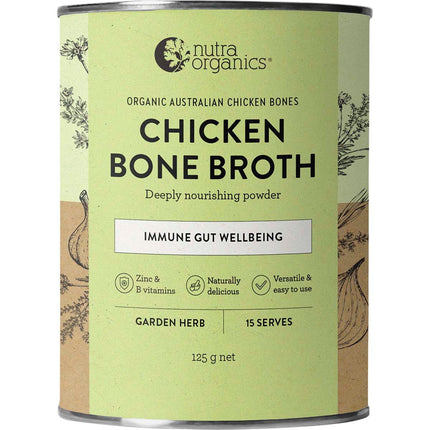 Nutra Organics - Chicken Bone Broth Garden Herb
