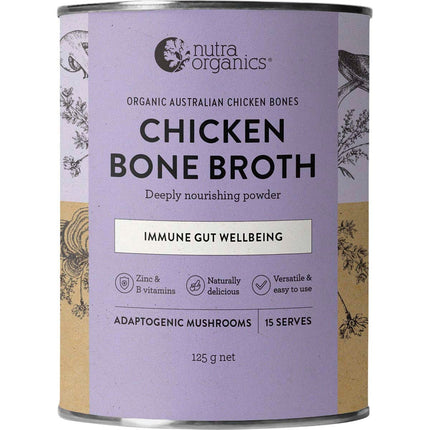 Nutra Organics - Chicken Bone Broth Adaptogenic Mushrooms