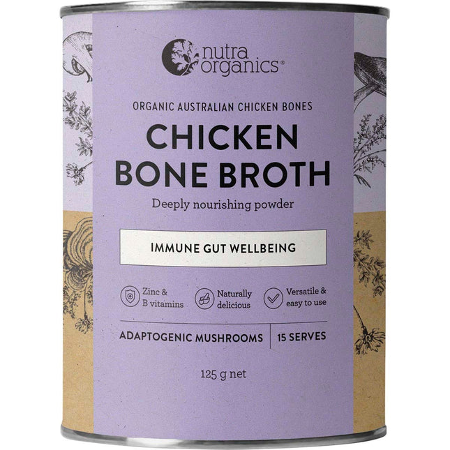 Nutra Organics - Chicken Bone Broth Adaptogenic Mushrooms