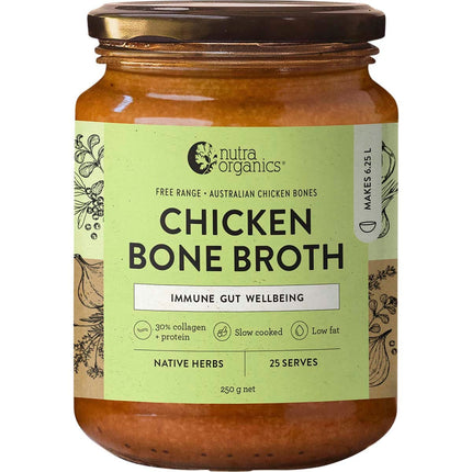 Nutra Organics - Chicken Bone Broth Concentrate Native Herbs