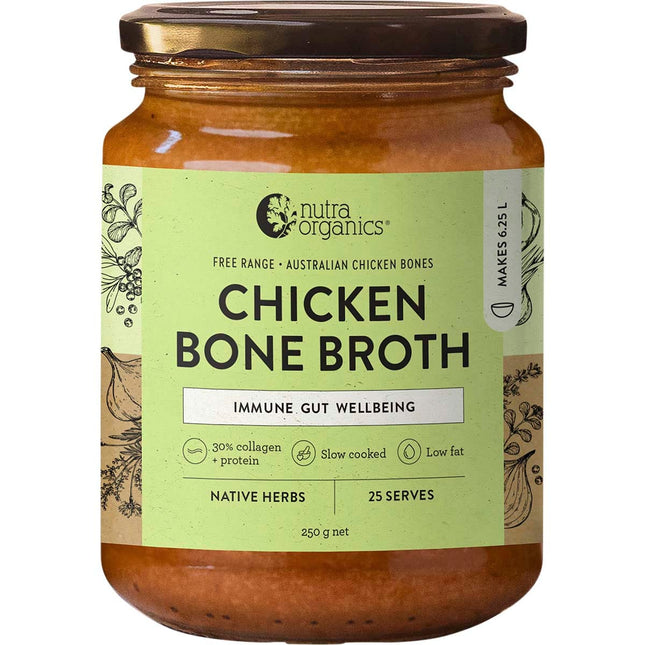 Nutra Organics - Chicken Bone Broth Concentrate Native Herbs