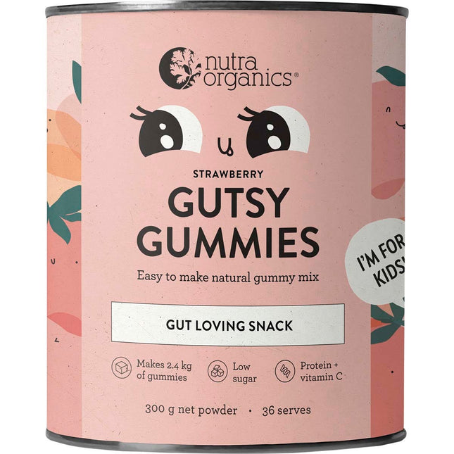 Nutra Organics - Gutsy Gummies Strawberry