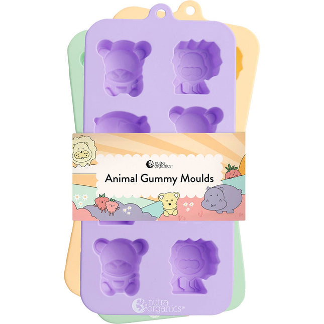 Nutra Organics - Gummy Moulds Animal - 3pk