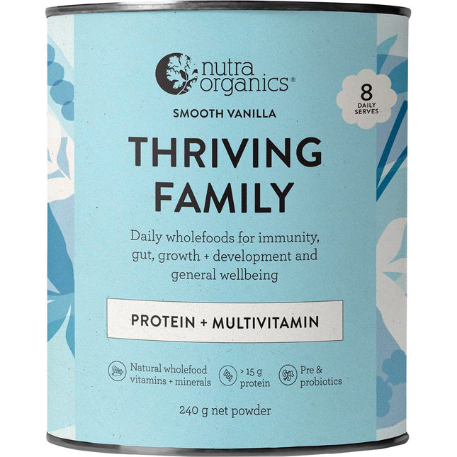 Nutra Organics - Thriving Family Smooth Vanilla - 240g