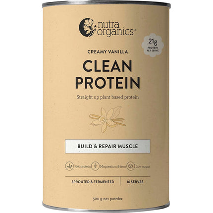 Nutra Organics - Clean Protein Creamy Vanilla