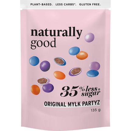 NATURALLY GOOD Original Mylk Partyz 35% Less Sugar 6x135g | Plant Milk