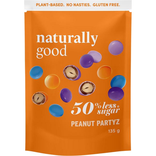 Naturally Good Peanut Partyz Chocolate 6 x 135g