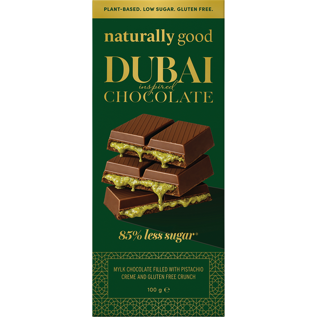 Naturally Good Dubai Inspired Chocolate Block 14 x 100g