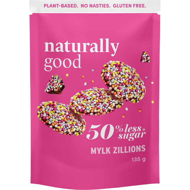 Naturally Good Mylk Zillions 50% Less Sugar 6x135g