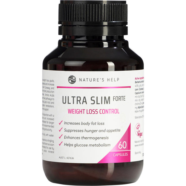 Nature's Help - Ultra Slim Forte Weight Loss Control - 60 Caps