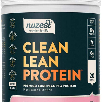 NUZEST LEAN PROTEIN WILD STRAWBERRY 500G
