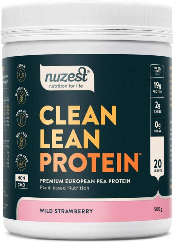 NUZEST LEAN PROTEIN WILD STRAWBERRY 500G