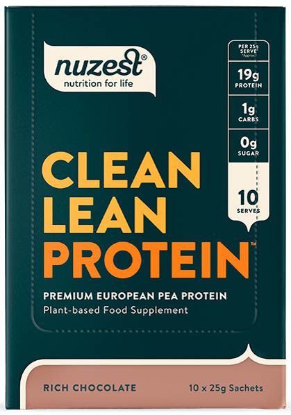 NUZEST LEAN PROTEIN RICH CHOCOLATE 10X25G X 10