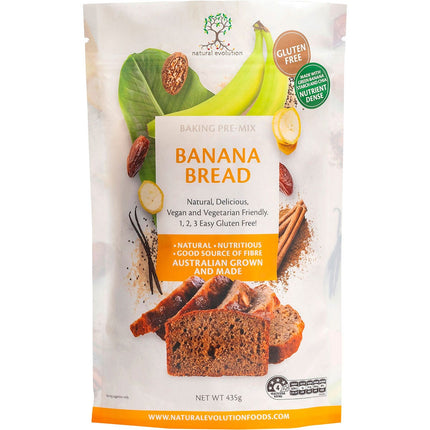 NATURAL EVOLUTION Banana Bread Mix 435g | Baking Ingredient