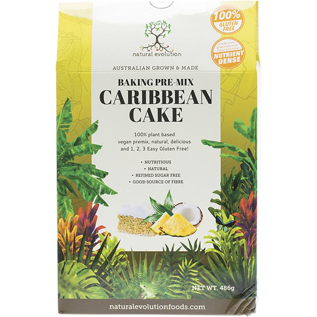 NATURAL EVOLUTION Caribbean Cake Mix 486g | Baking Ingredient