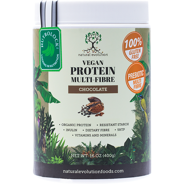 Natural Evolution Vegan Protein Multi-Fibre Chocolate 400g