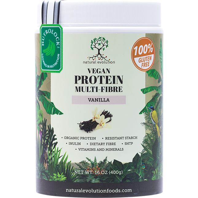 Natural Evolution Vegan Protein Multi-Fibre Vanilla 400g