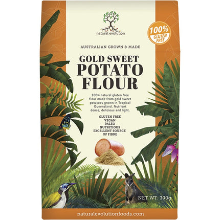 NATURAL EVOLUTION Gold Sweet Potato Flour 300g | Baking Ingredient