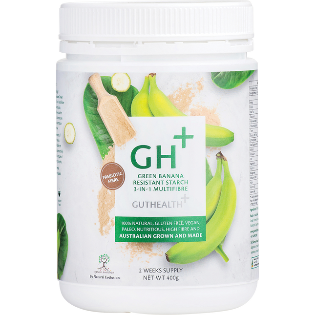 Natural Evolution GH+ Green Banana Resistant Starch 3-in-1 Multifibre 400g