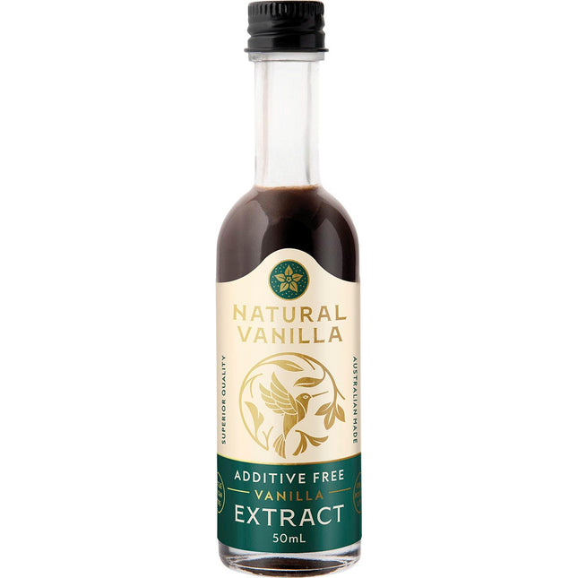 NATURAL VANILLA COMPANY Additive Free Vanilla Extract 50ml | Magnesium Supplement
