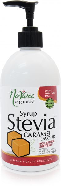 Nirvana organics caramel flavour stevia syrup 500ml