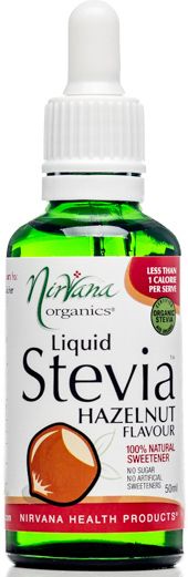Nirvana organics stevia liquid hazelnut 50ml