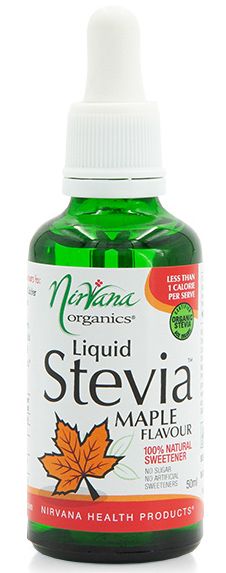 Nirvana organics stevia liquid maple 50ml