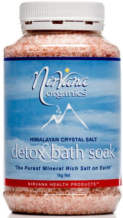 NIRVANA ORGANICS HIMALAYAN SALT DETOX BATH SOAK 1KG