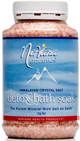 NIRVANA ORGANICS HIMALAYAN SALT DETOX BATH SOAK 1KG