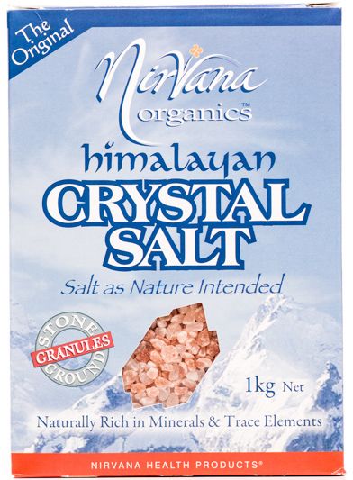 Nirvana organics himalayan salt granules 1kg