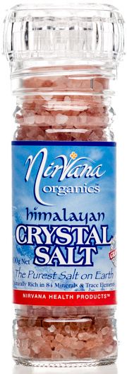 NIRVANA ORGANICS HIMALAYAN CRYSTAL SALT GRINDER 125G