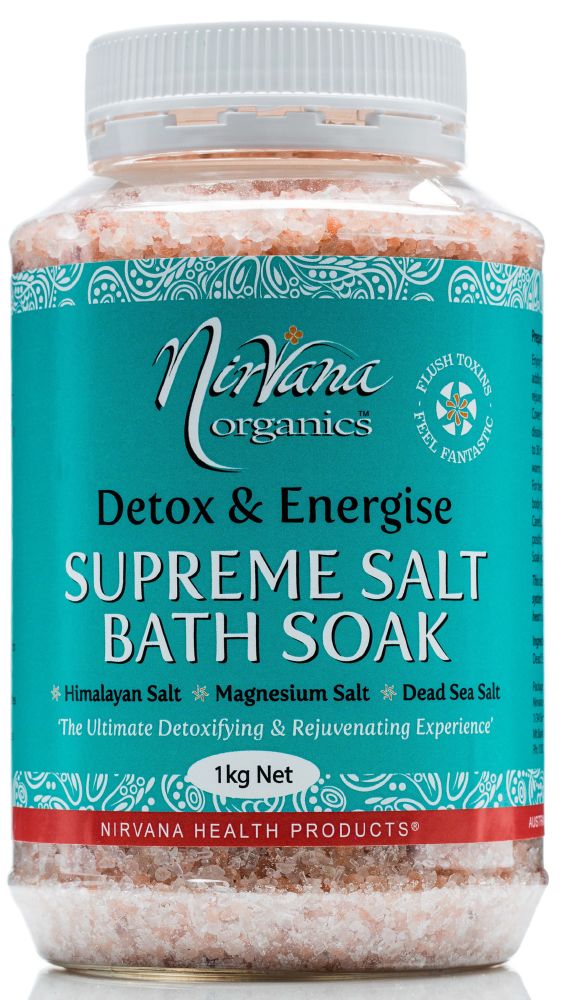 NIRVANA ORGANICS BATH SOAK SUPREME SALT 1KG