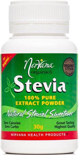 Nirvana organics stevia pure extract powder 30g