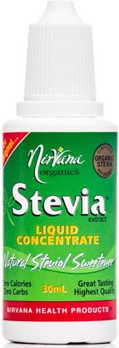 Nirvana organics stevia liquid concentrate 30ml