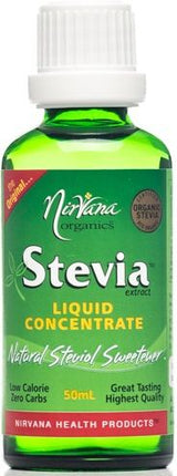 NIRVANA ORGANICS STEVIA LIQUID CONCENTRATE 50ML