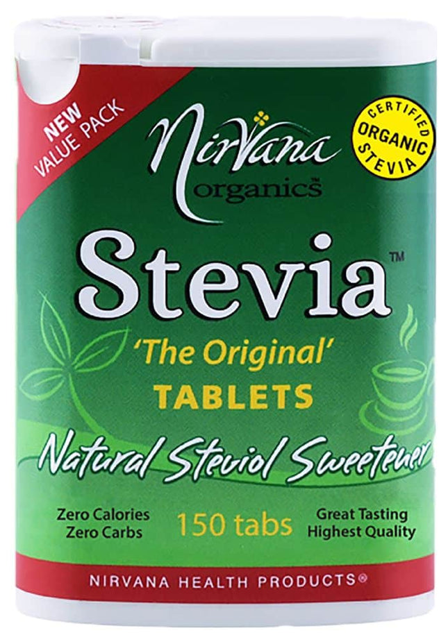 Nirvana organics stevia â€˜the originalâ€™ tablets 150tabs